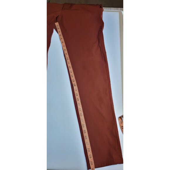 Lululemon Men’s Performance Pants Rust Brown Commission Style Slim Fit – See Mea - Picture 10 of 11
